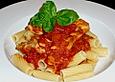 Pasta mit Tomaten und Artischocken mit H&auml;hnchenbrust