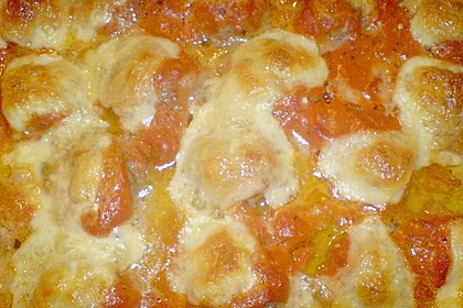 Hackb&auml;llchen mit Tomatensauce und Mozzarella 1