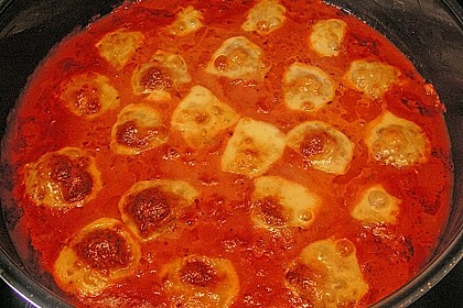 Hackb&auml;llchen mit Tomatensauce und Mozzarella 15