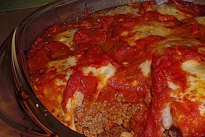 Hackb&auml;llchen mit Tomatensauce und Mozzarella 49