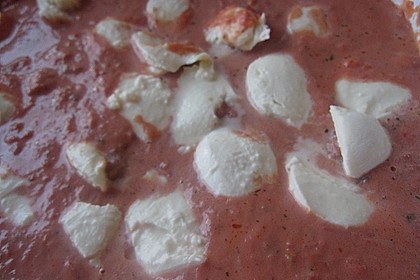 Hackb&auml;llchen mit Tomatensauce und Mozzarella 52