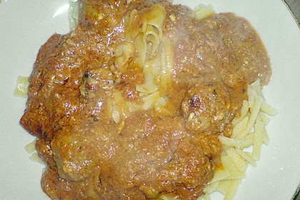 Hackb&auml;llchen mit Tomatensauce und Mozzarella 54