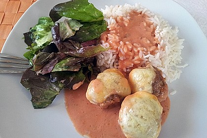 Hackb&auml;llchen mit Tomatensauce und Mozzarella 55