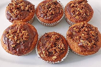Apfelmus - Haferflocken - Muffins 10
