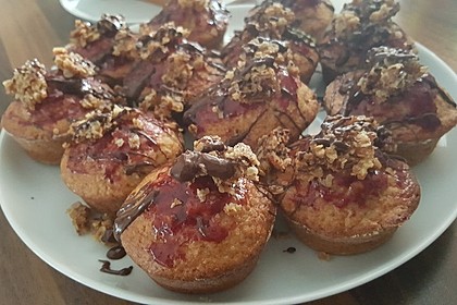 Apfelmus - Haferflocken - Muffins 24