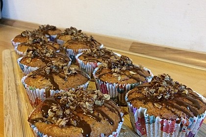 Apfelmus - Haferflocken - Muffins 18