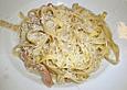 Pasta al burro e prosciutto