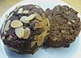 Schokoladenkuchen mit Datteln, Mandeln und Zimt