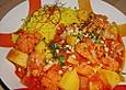 Vegetarisches indisches Blumenkohl - Tomaten - Curry