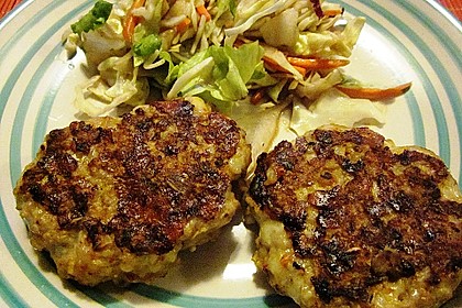 Käsefrikadellen mit Putenhackfleisch 2