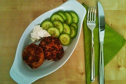 Käsefrikadellen mit Putenhackfleisch 7