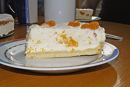 K&auml;se - Sahne - Torte mit Mandarinen 7