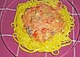 Tr&uuml;ffel - Tomaten - Ragout mit Bandnudeln