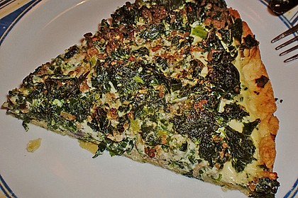 Gr&uuml;nkohlquiche mit Lamm 3