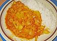 Kurkuma - Tomatensauce mit Kohl