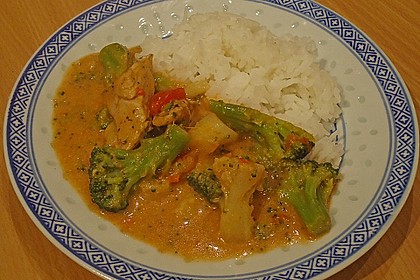 Puten - Curry - Gulasch 1