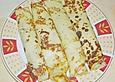 Eierkuchen aus Quarkteig