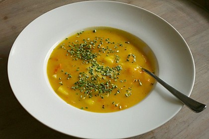 Kartoffel - Kürbis - Suppe 7