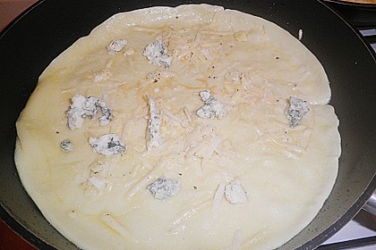 Cr&ecirc;pes mit K&auml;se - Schinkenf&uuml;llung 2