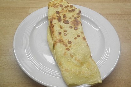 Cr&ecirc;pes mit K&auml;se - Schinkenf&uuml;llung 3