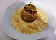 Bratapfel mit Hagebuttenmus
