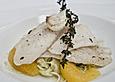 Pangasius auf Fenchelsalat in Orangenvinaigrette