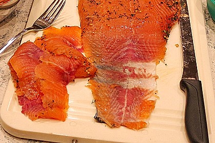 Lachs beizen 4
