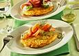 Kartoffelr&ouml;sti mit ger&auml;uchertem Lachs an Dill - Senfsauce