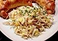 Scharfer Kohlsalat mit Ananas