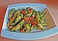 Schupfnudeln mit Spinat und Kirschtomaten
