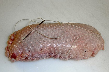 Hobbykos geräucherte Gänsebrust im Vakuum gepökelt. 5