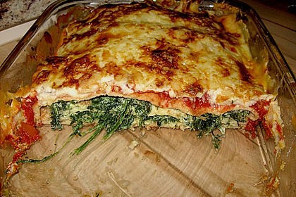 Pfannkuchen mit Ricotta-Spinat F&uuml;llung 1
