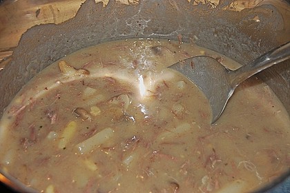 Feines Rindsfrikassee mit Spargel und Champignons 1