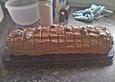 Weihnachtliche Biskuitroulade