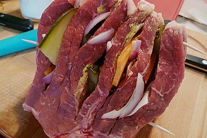 Rinderbraten mit Rouladengeschmack und viel leckerer So&szlig;e