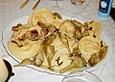 Ravioli di ricotta e pesce con Salsa di carciofi
