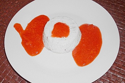 Budino di ricotta alla fragole