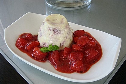Budino di ricotta alla fragole 3
