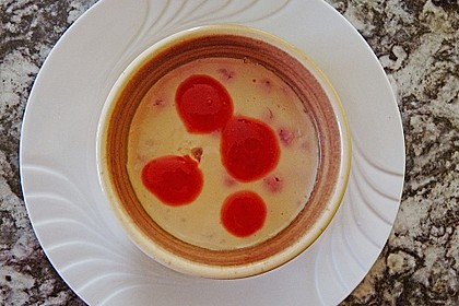 Budino di ricotta alla fragole 4