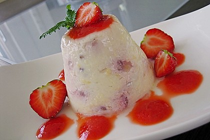 Budino di ricotta alla fragole 6