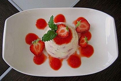 Budino di ricotta alla fragole 7