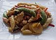 Chinesische Schupfnudelpfanne