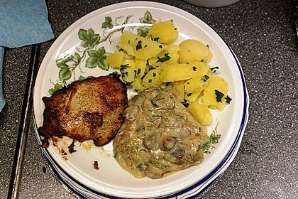 Schweiner&uuml;ckensteak mit Zucchini - Pilz - Gem&uuml;se 1