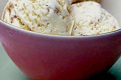 Apfelkuchen - Eiscreme