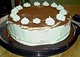 Tiramisu - Torte mit Erdbeeren