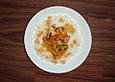 Paprika - H&auml;hnchen mit Curry und Kokos