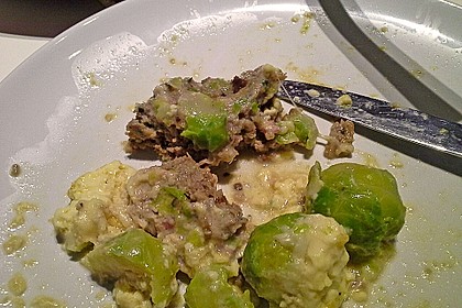 Rosenkohl - Hackfleisch - Auflauf 6
