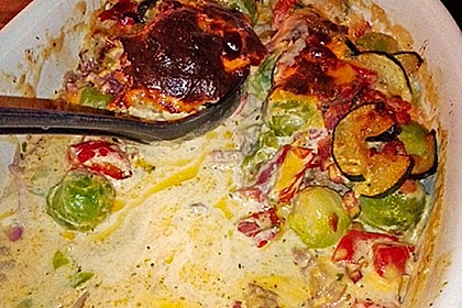 Rosenkohl - Hackfleisch - Auflauf 9