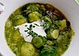 Rosenkohl-Lauch Suppe