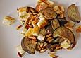 Gebratener Halloumi mit Aubergine